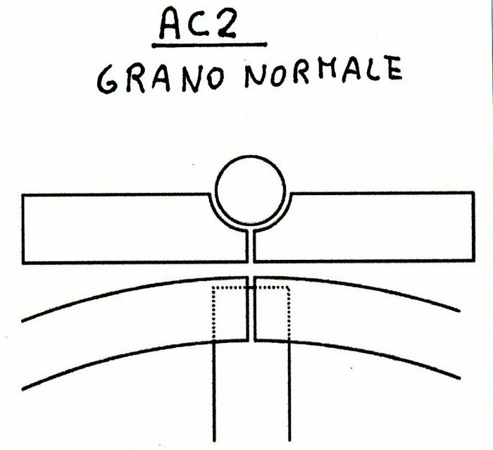 SEGMENTO PISTON RING KOLBENRING AC2 X H2mm DAL 39mm AL 67,8mm