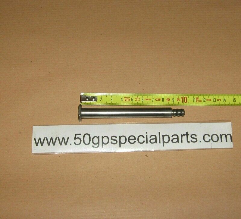 PERNO RUOTA ANTERIORE 100mm.
VESPA PIAGGIO FARO BASSO 98- 125-150 -APE