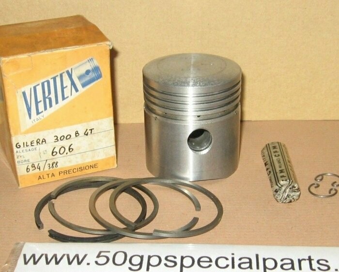 GILERA 300cc. 4T. BICILINDRICO 
PISTONE VERTEX D.60.6