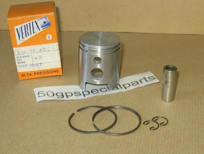 MINARELLI P6 P4 PISTONE VERTEX D. 40
 TESTA PIATTA 2 SEGMENTI
