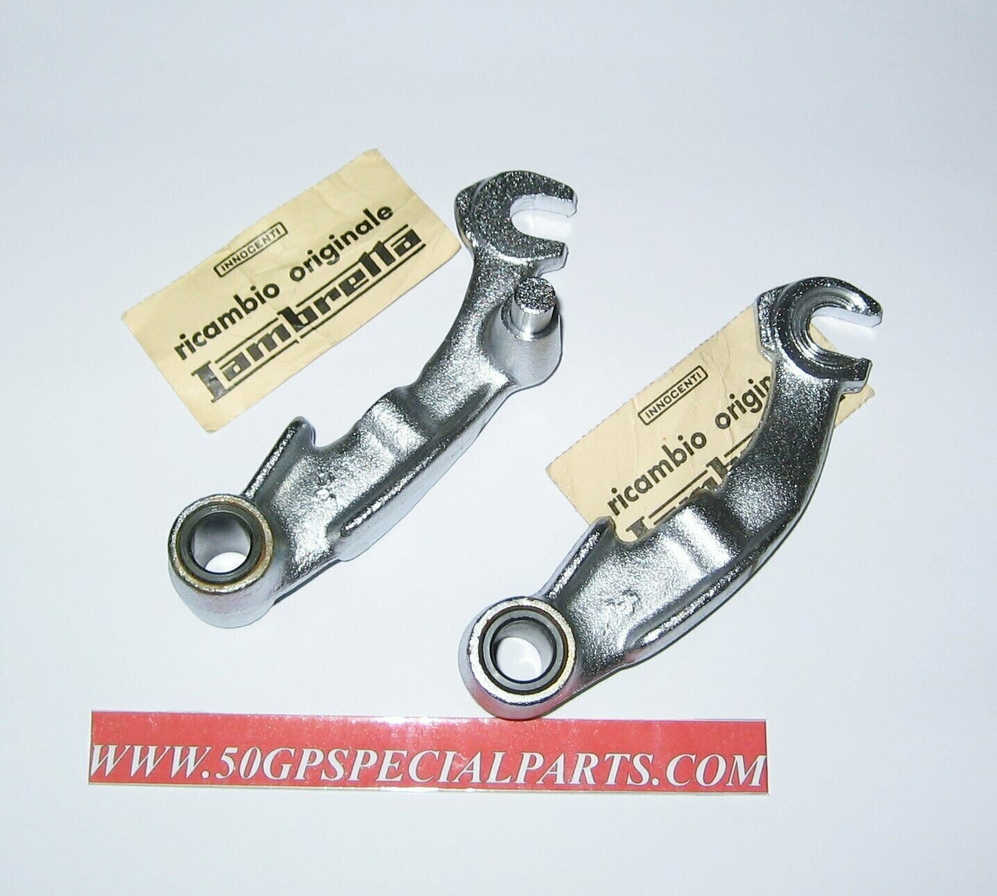 LEVE PORTARUOTA  DX SX LAMBRETTA INNOCENTI  J50 J100 J125  125 4M.