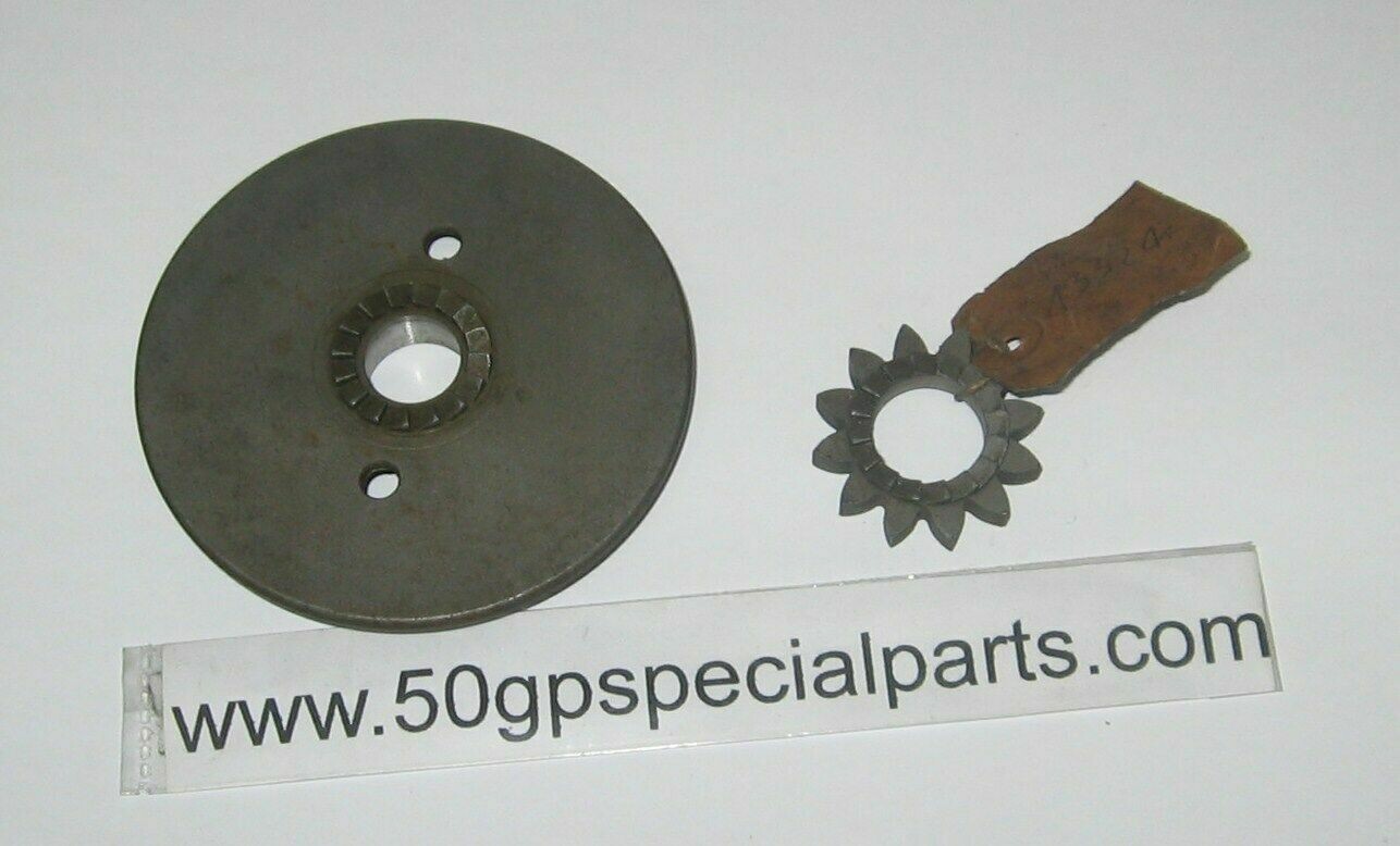MOTO GUZZI 65 73cc 2T. CARDELLINO INGRANAGGIO + CONTRO MESSA IN MOTO