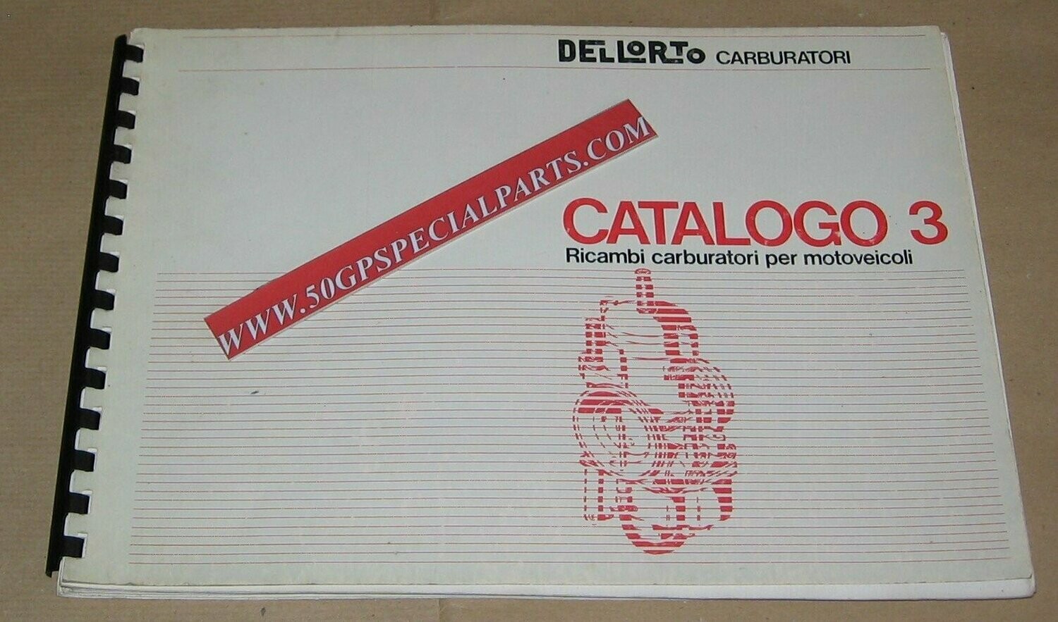DELLORTO CATALOGO 3 MOTOVEICOLI