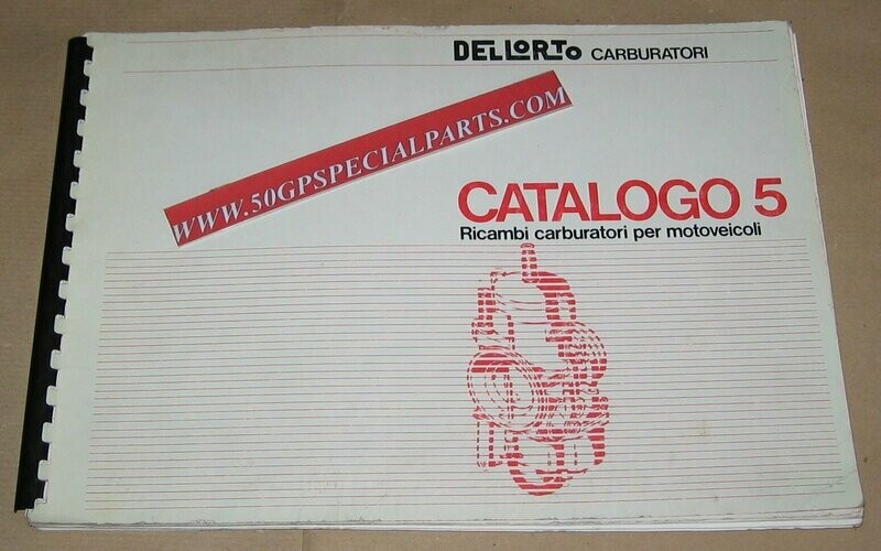 DELLORTO CATALOGO 5 MOTOVEICOLI