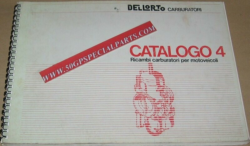 DELLORTO CATALOGO 4  MOTOVEICOLI
