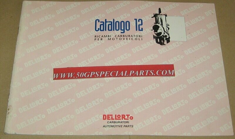 DELLORTO CATALOGO 12 MOTOVEICOLI
