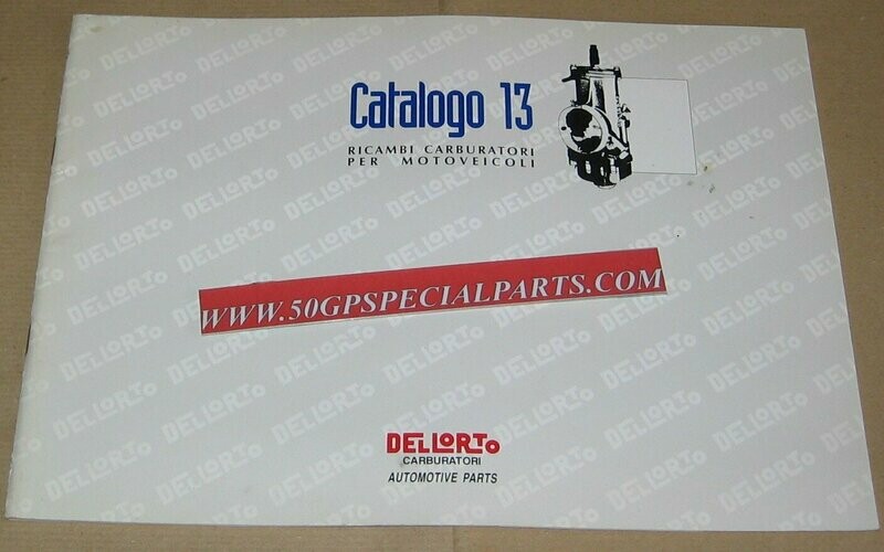 DELLORTO CATALOGO 13 MOTOVEICOLI