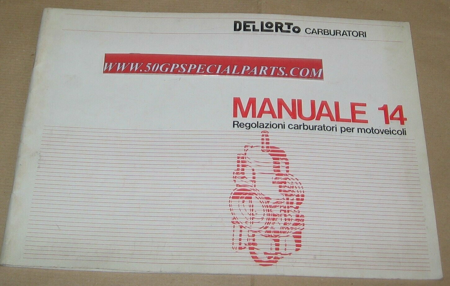 DELLORTO MANUALE 14  MOTOVEICOLI