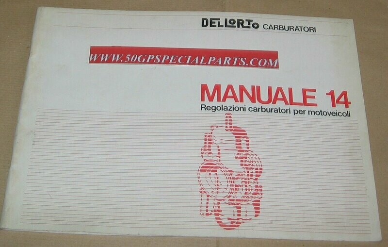 DELLORTO MANUALE 14  MOTOVEICOLI