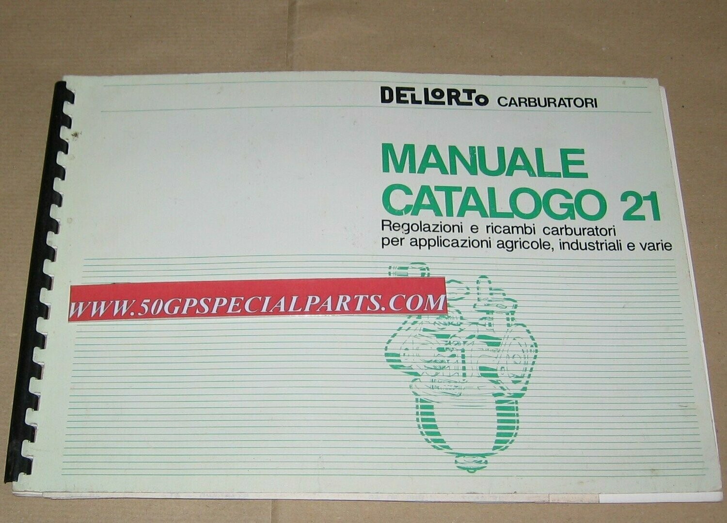 DELLORTO MANUALE CATALOGO  21  AGRICOLO INDUSTRIALE E VARIE