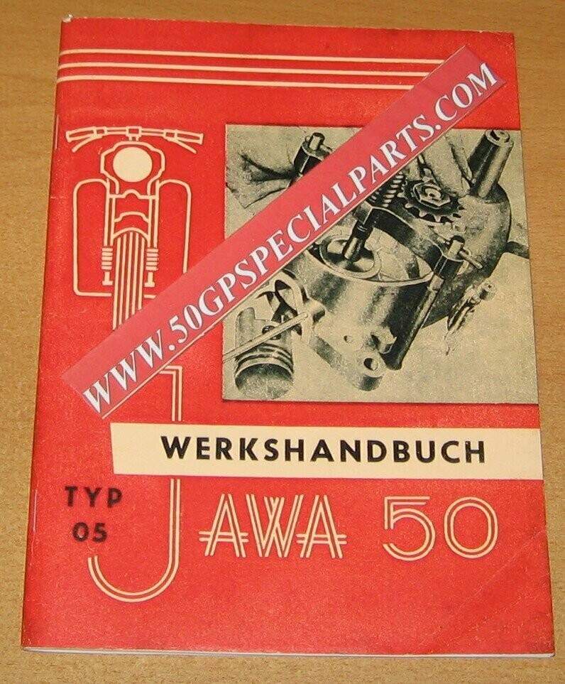JAWA 50 WERKSHANDBUCH TYP 05  CATALOGO
