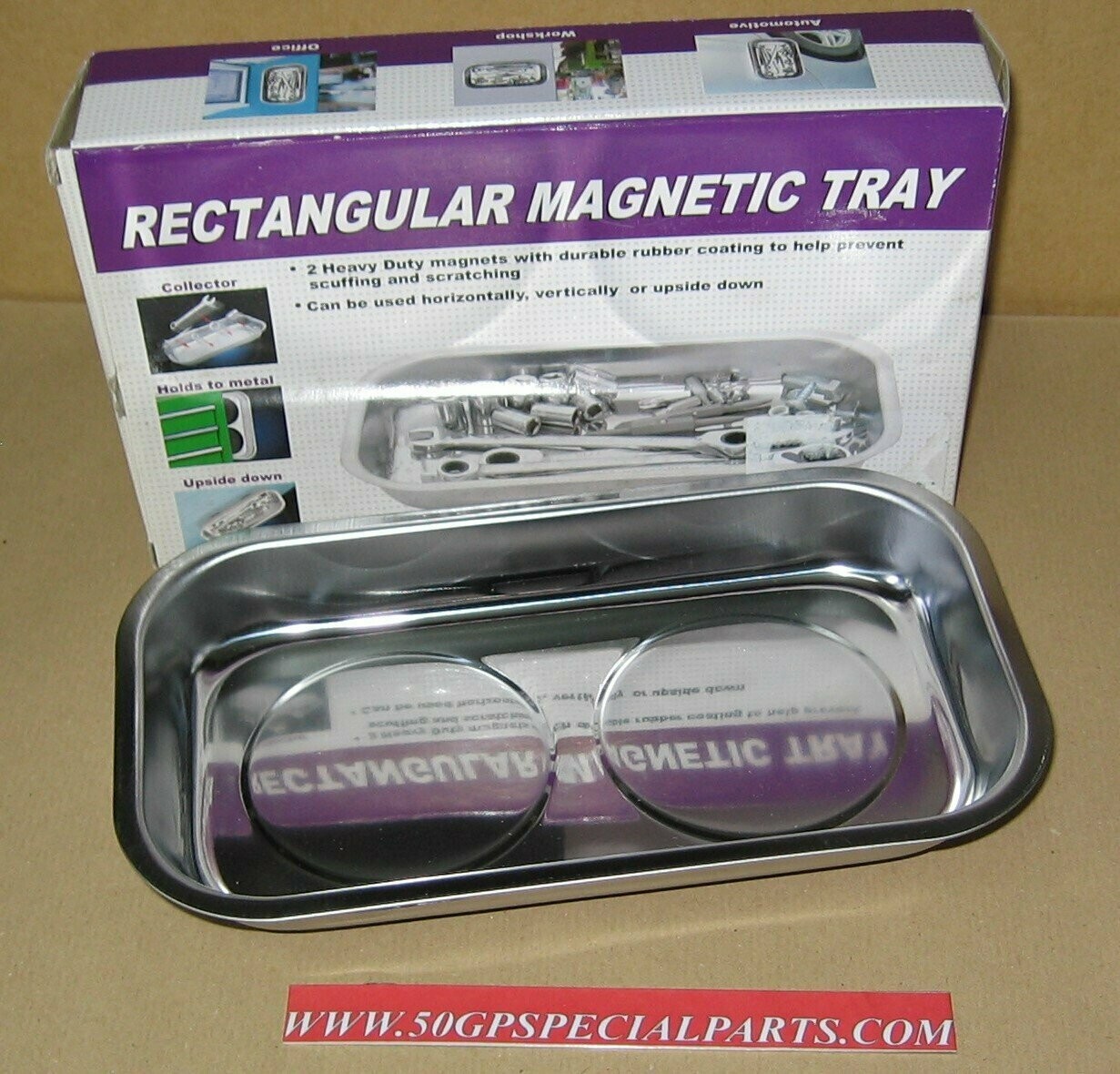 VASCHETTA MAGNETICA VASSOIO PORTA MINUTERIA ATTREZZI PER MANUTENZIONE E OFFICINA