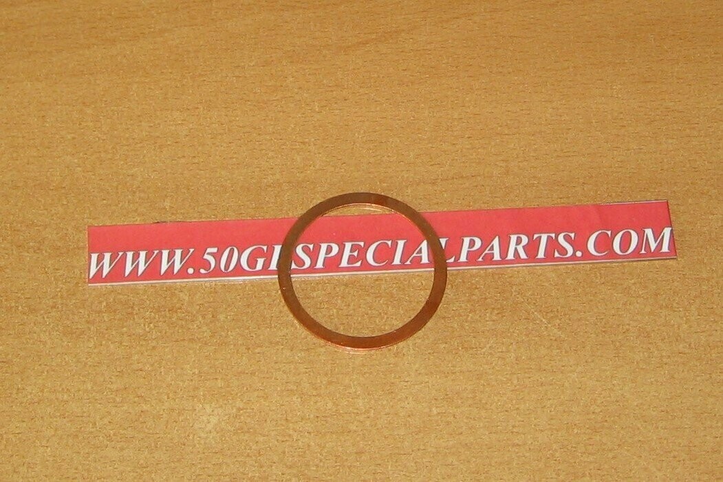 GUARNIZIONE TESTA IN RAME  40X48X0,5mm MINARELLI P4 FANTIC BREVETTO 50cc.
