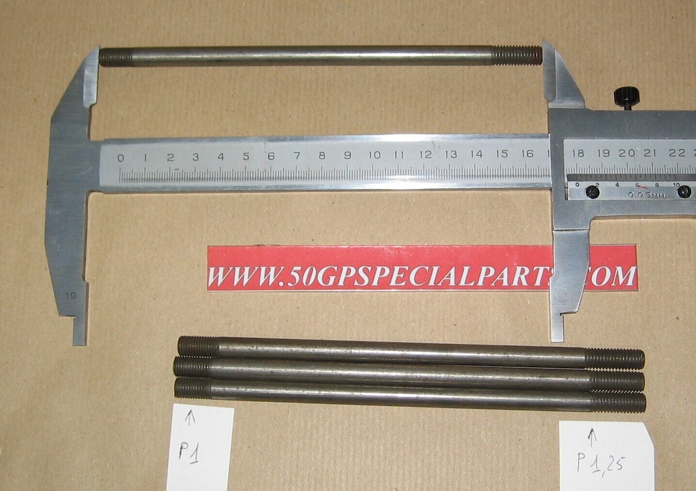PRIGIONIERI CILINDRO D.8X180mm. BENELLI CECCATO DKW FBM GABBIANO MOTO MORINI MONDIAL GUAZZONI  GUZZI MOTO EPOCA