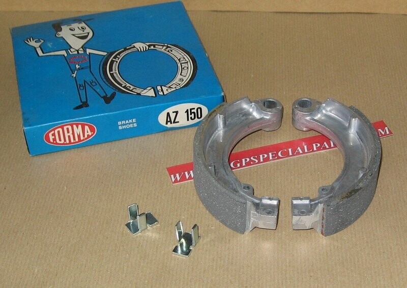 PIAGGIO VESPA 125  1966-  150 SUPER 1966 GANASCE FRENO POSTERIORI FORMA AZ150 MISURA 127X28