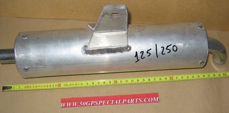 SILENZIATORE SCARICO  ALLUMINIO  125 250cc.BENELLI 2C  SPORT COMPETIZIONE