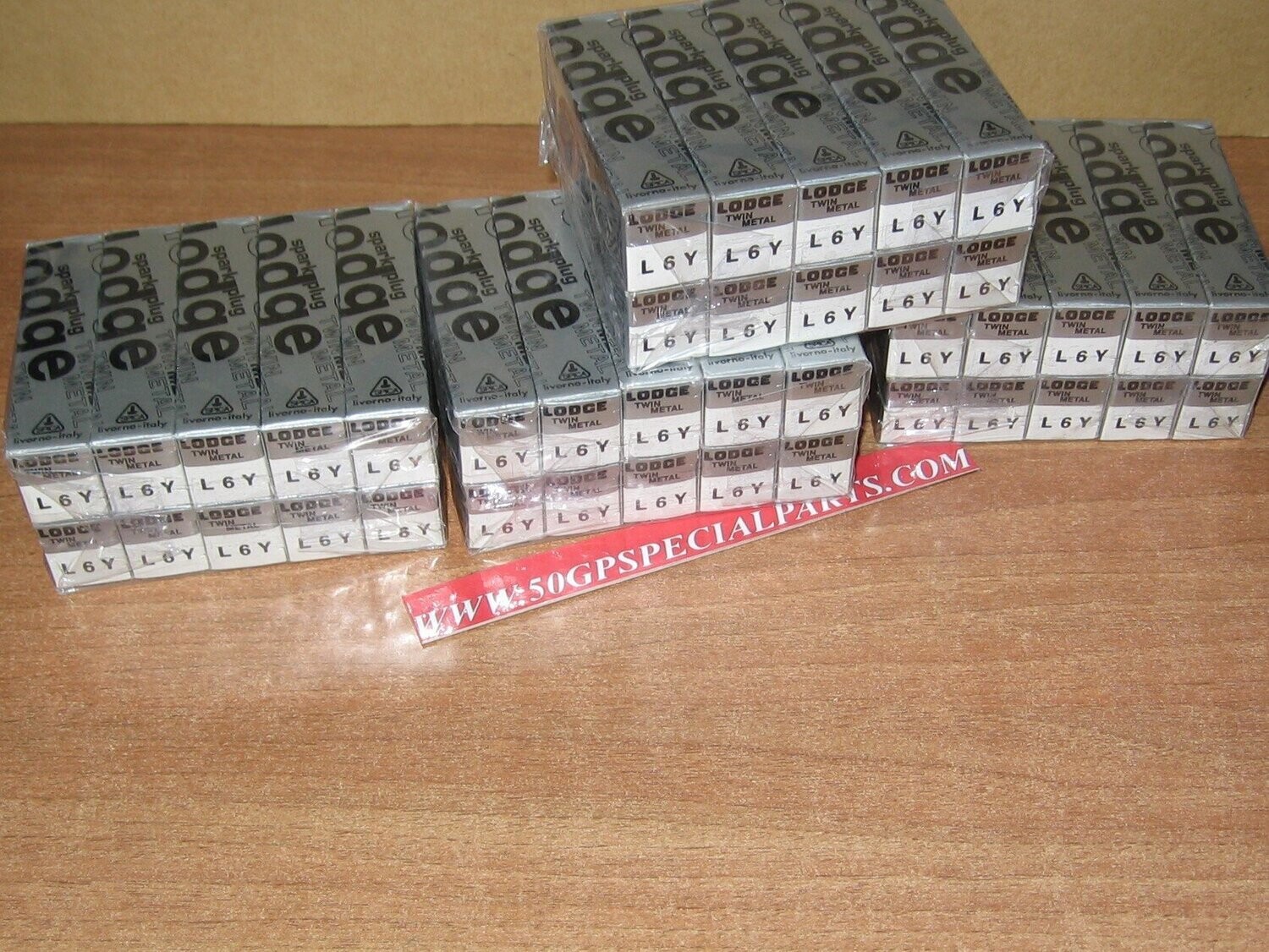 LODGE L6Y TWIN METAL CANDELE SET 40 PZ.