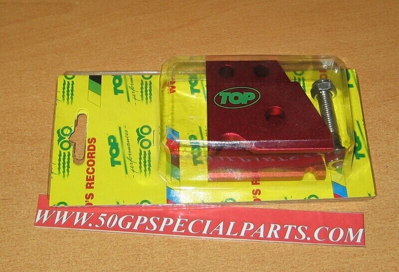 RIALZO AMMORTIZZATORE MINARELLI 2 FORI ROSSO ANOODIZZATO RICAMBIO TOP PERFORMANCE J520606