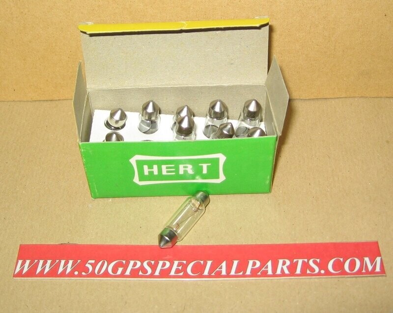 LAMPADINA HERT 0204/6 12V. 5W  S8.5 SCATOLA N. 10PZ.