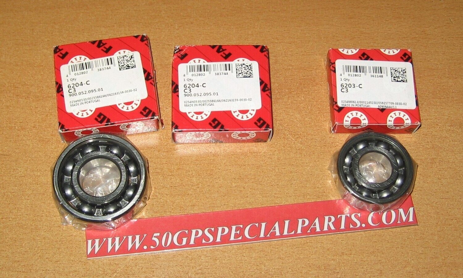 CUSCINETTI N.3 BANCO FAG MINARELLI K6 FANTIC