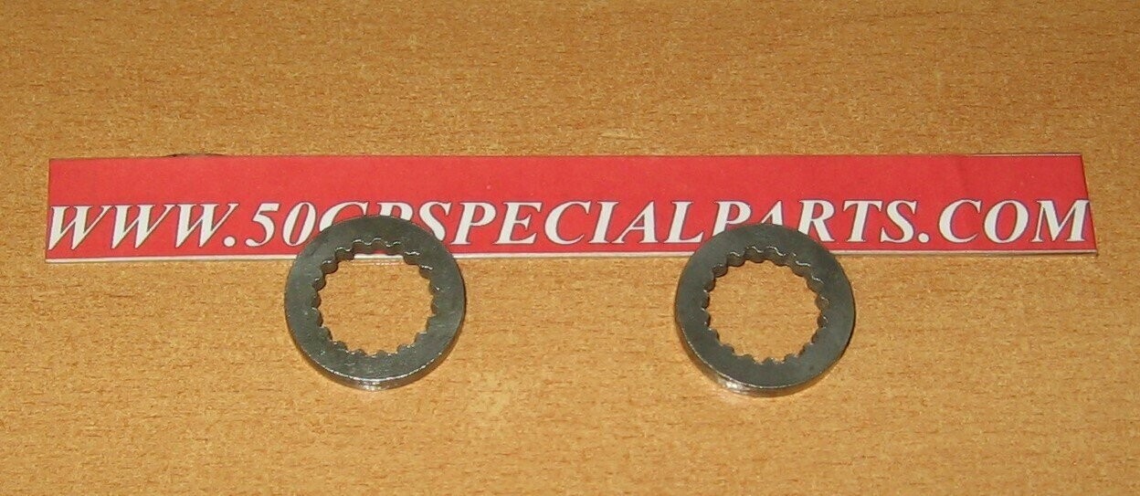 GARELLI 50cc.70cc. KL 2T. COPPIA DISTANZIALI PIGNONE