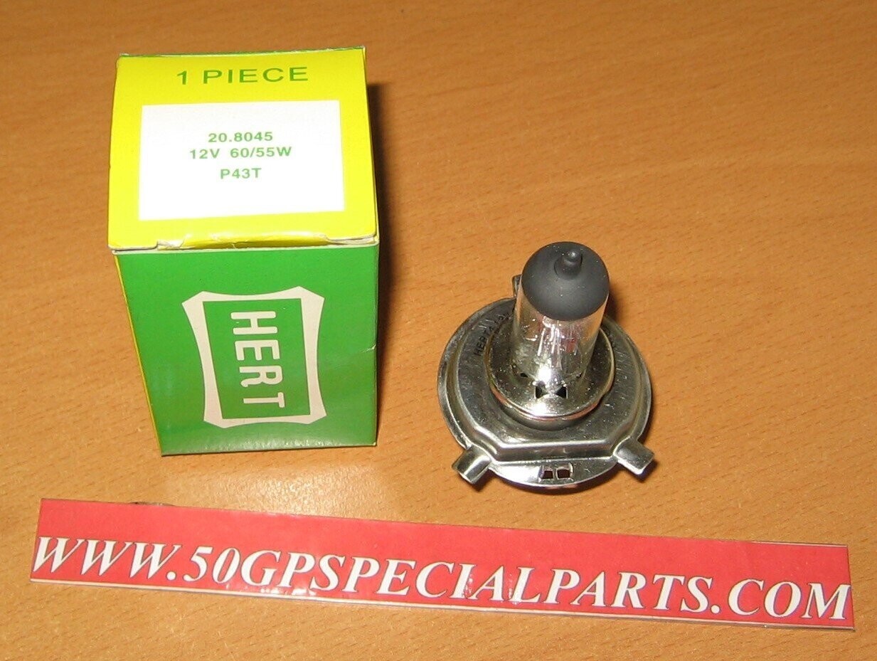 LAMPADINA HERT 20.8045 12V. 60/55W  P43T