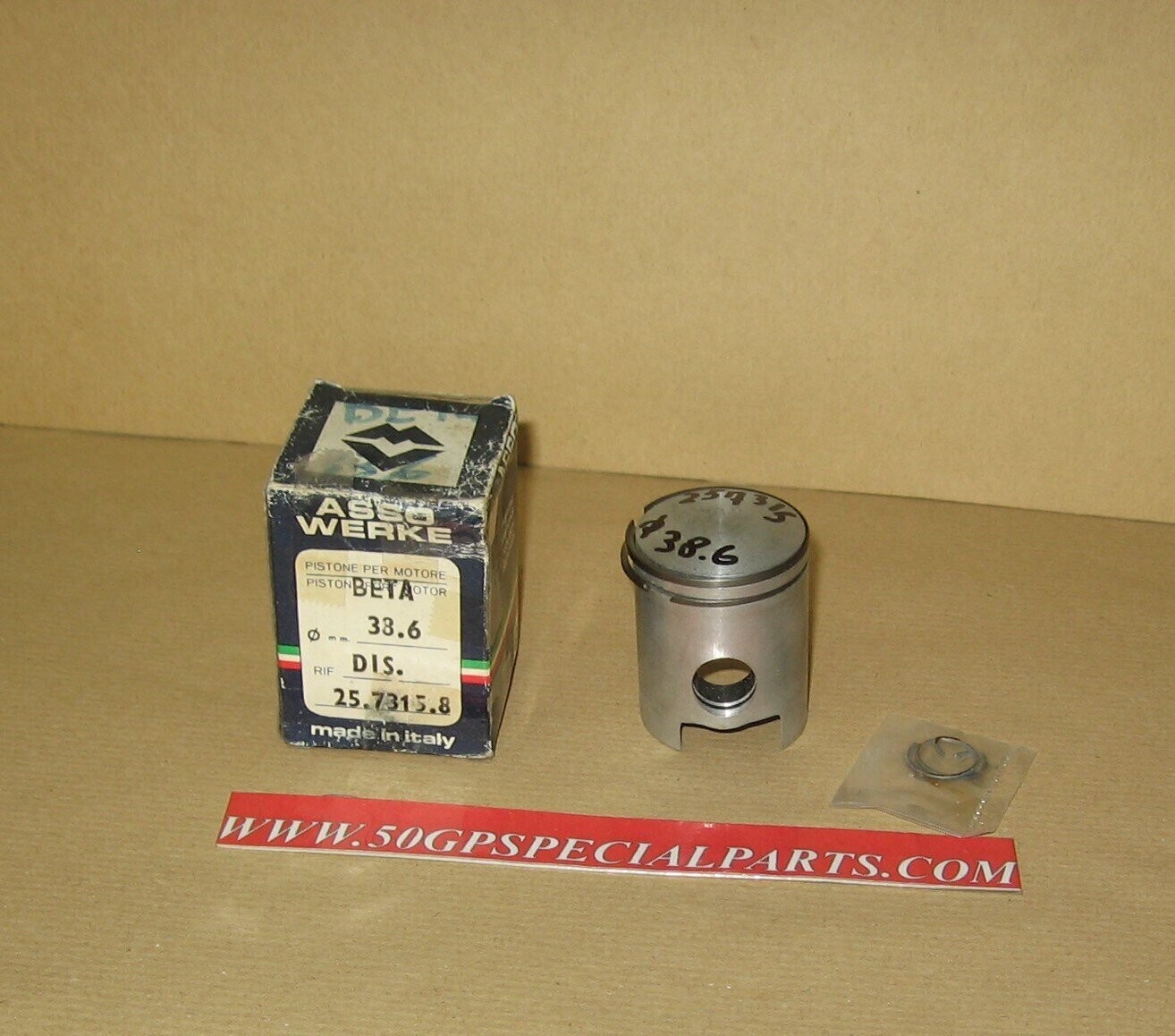 BETA 50cc.CROSS MX - SACHS CROSS MX PISTONE D.38,6mm