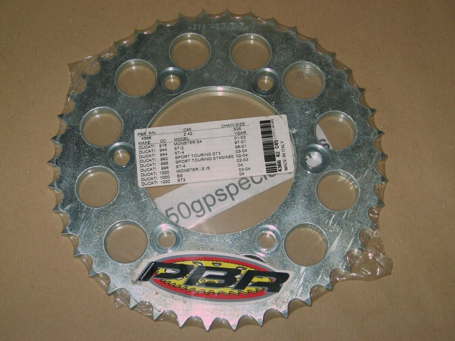 DUCATI 916 944 992 996 1000 CORONA PBR Z42 C45 4366 PASSO 525