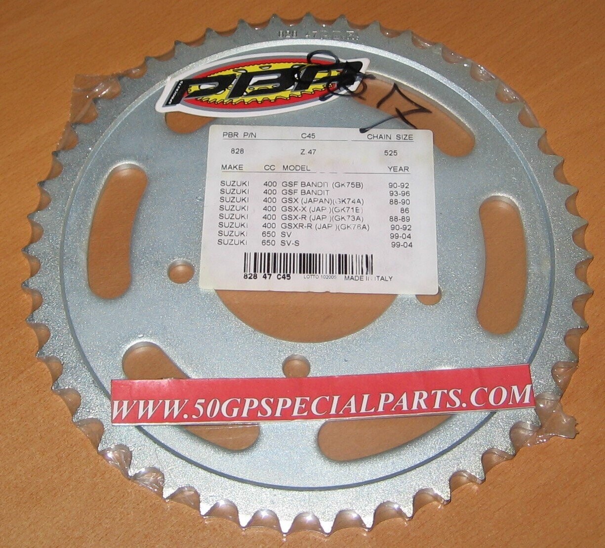 SUZUKI 400 650 CORONA  PBR Z 47 COD. 828