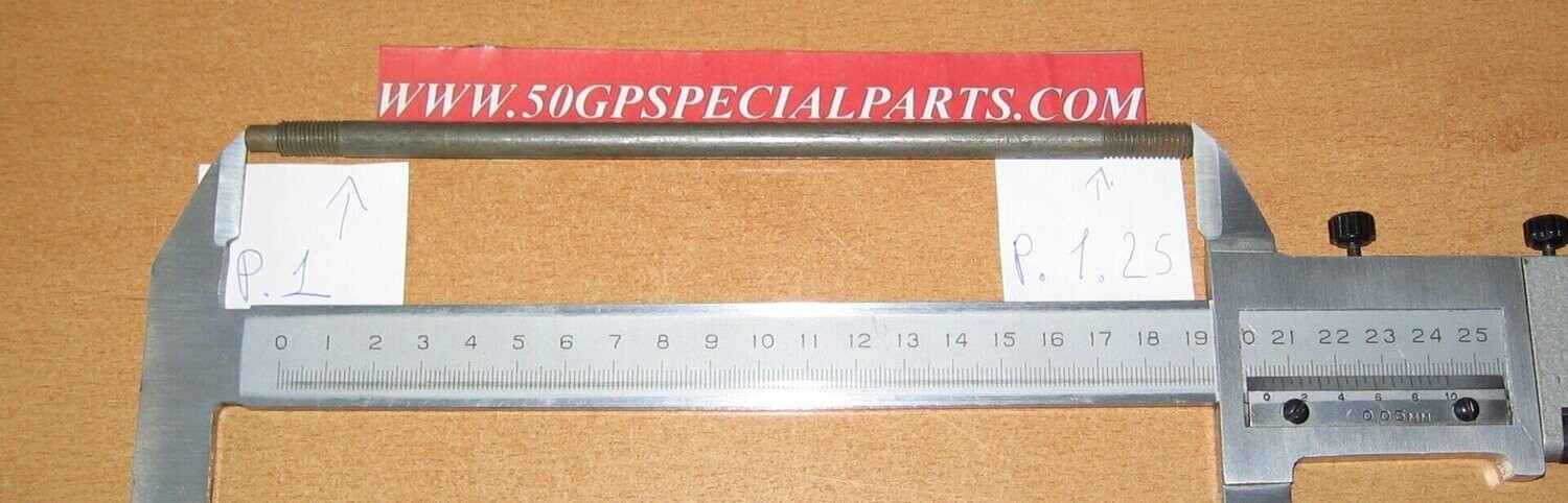 PRIGIONIERO CON FORO PASSAGGIO OLIO D.8X205mm.BENELLI CECCATO DKW FBM GABBIANO MOTO MORINI MONDIAL GUAZZONI MOTO EPOCA
