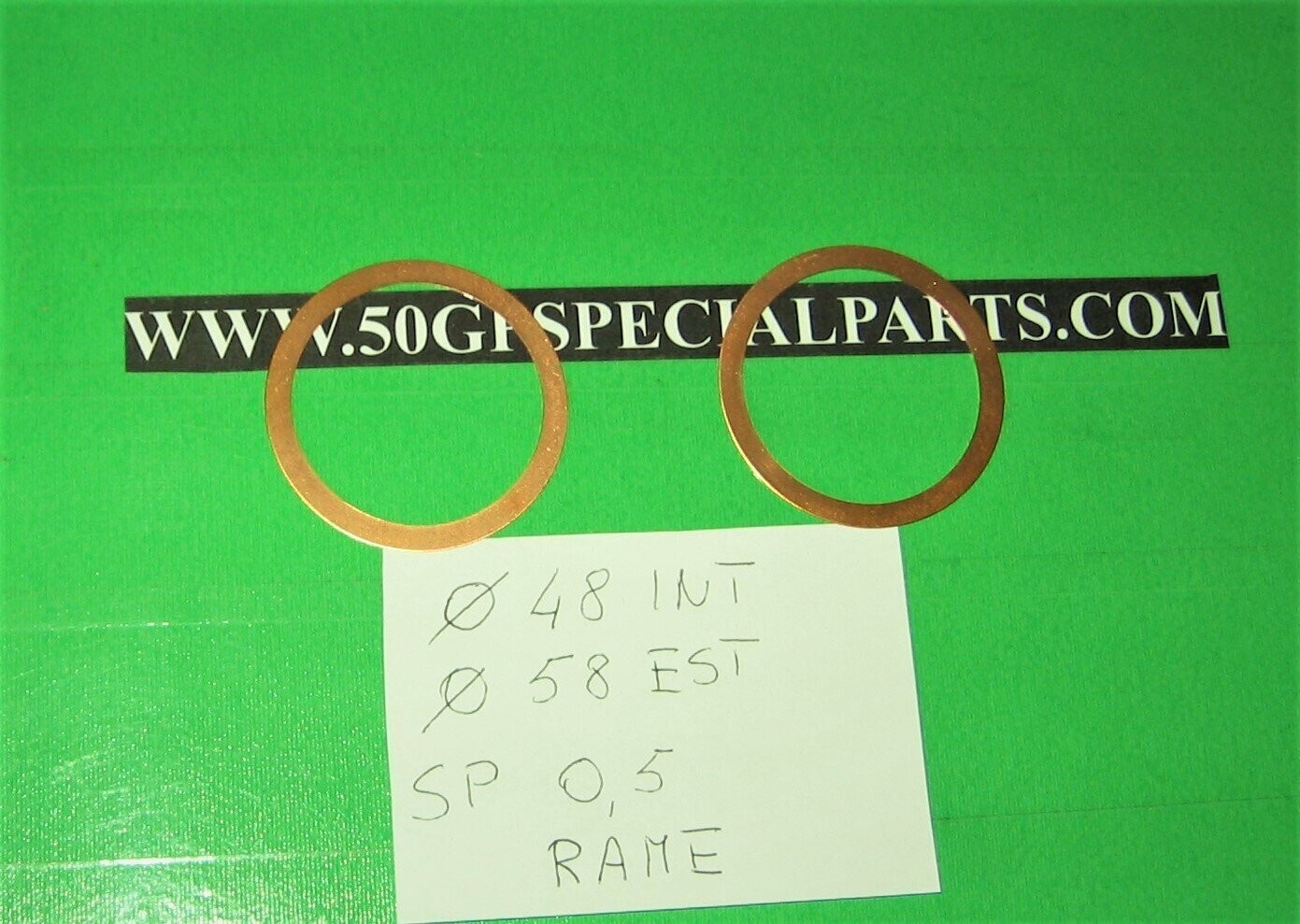 GUARNIZIONE TESTA RAME MINARELLI P6 K6 80cc SP.0,5   N.2PZ