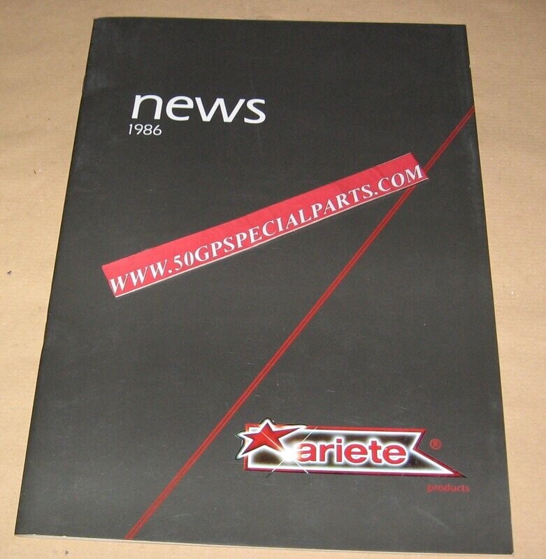 ARIETE CATALOGO NEW 1986