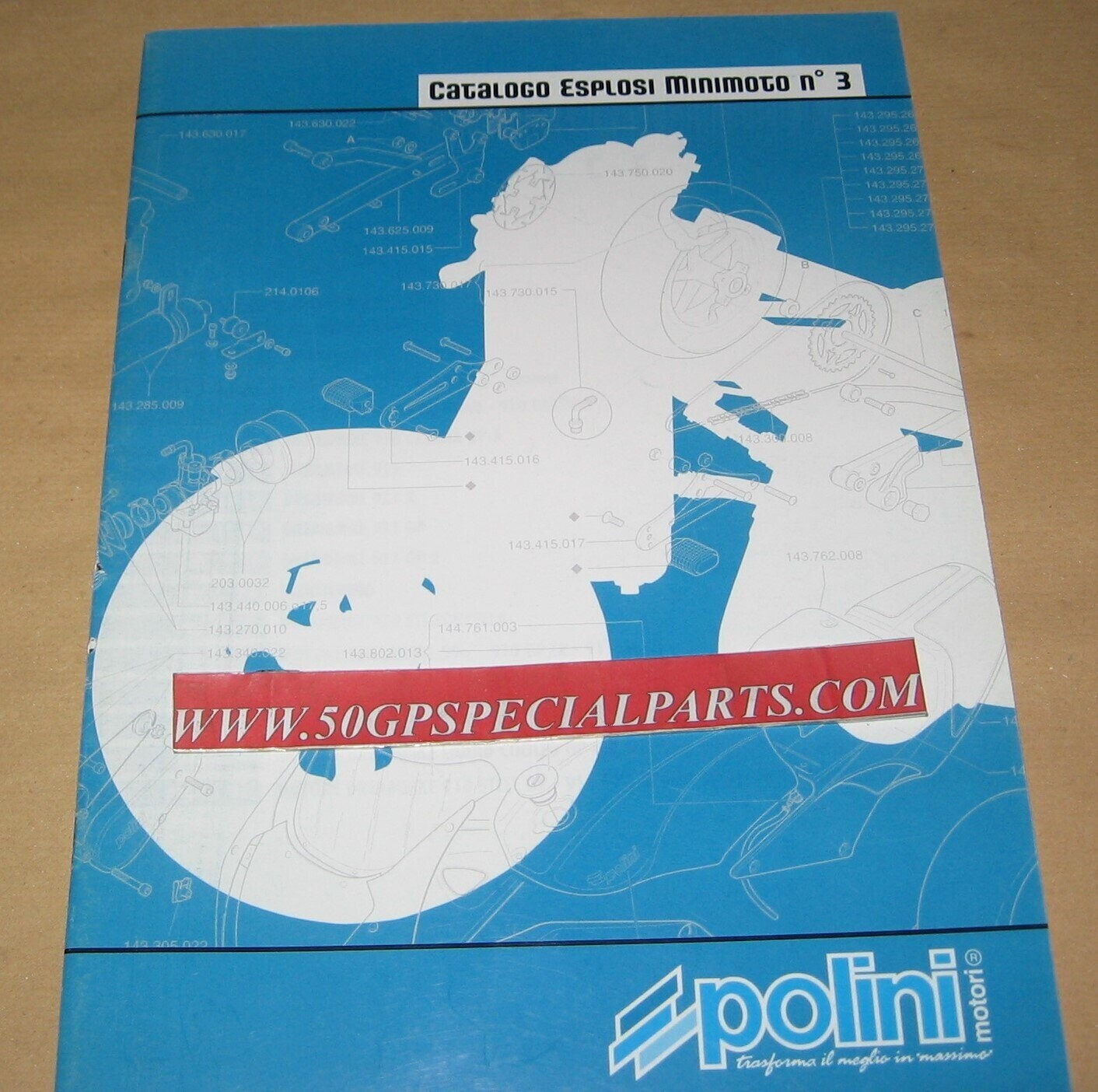 POLINI CATALOGO ESPLOSI MINIMOTO N.3
