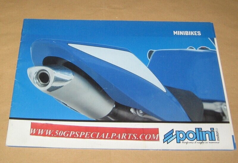 POLINI CATALOGO MINIBIKES