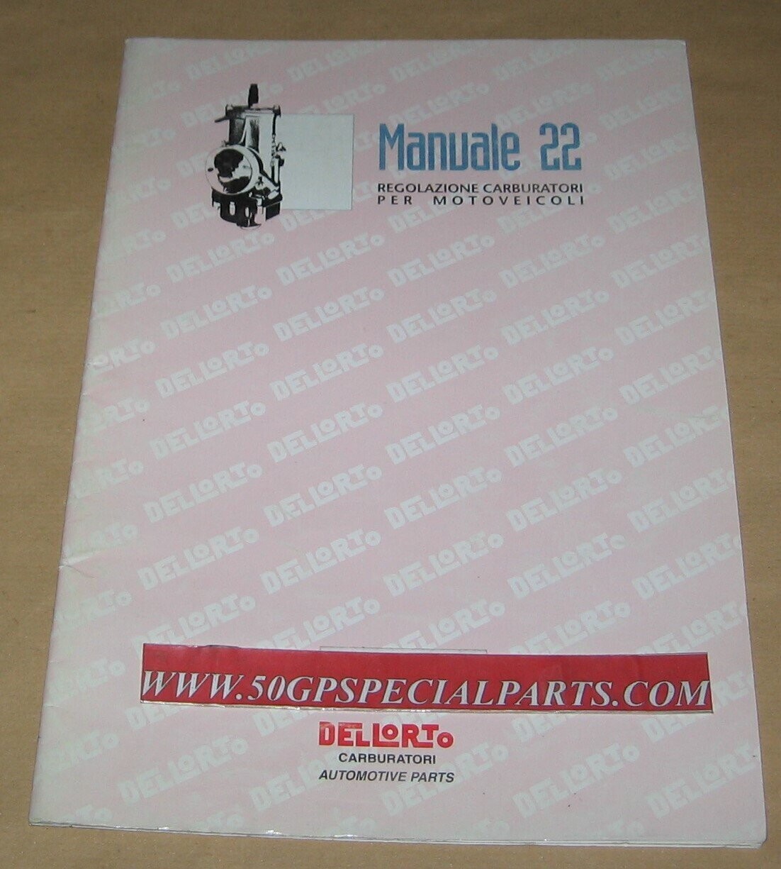 DELLORTO MANUALE 22