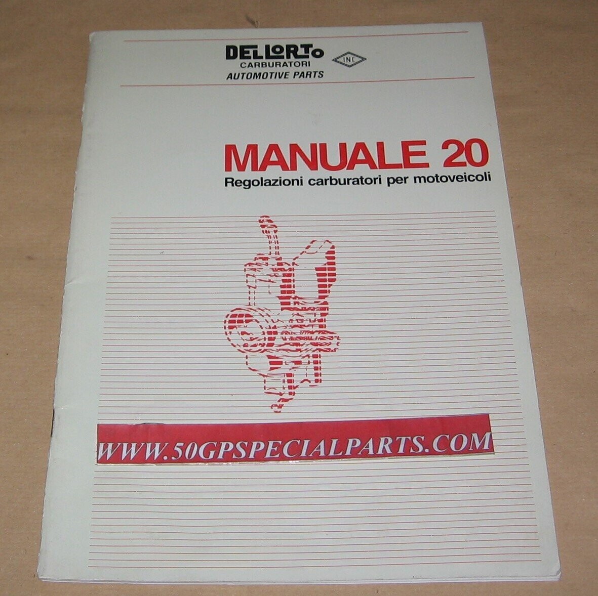 DELLORTO MANUALE 20
