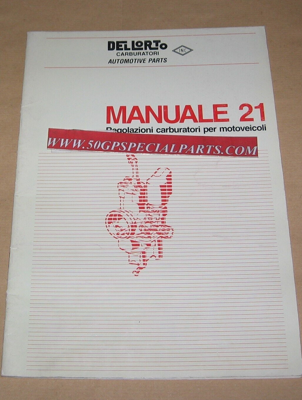 DELLORTO MANUALE 21