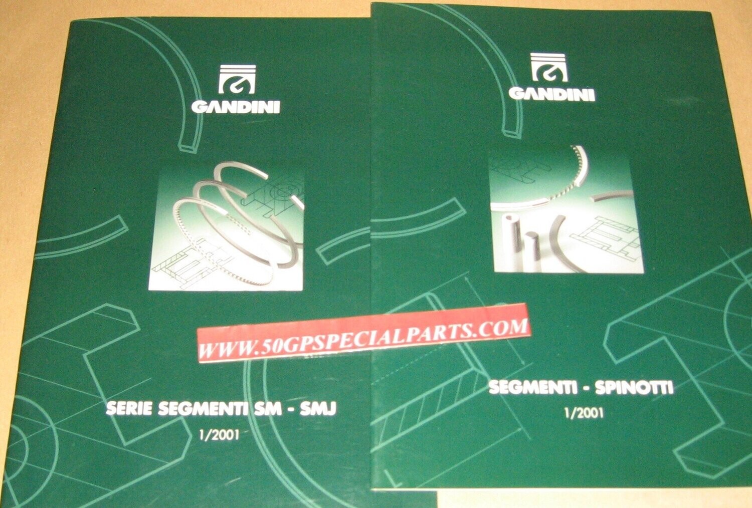 GANDINI SEGMENTI SPINOTTI CATALOGO 1/2001