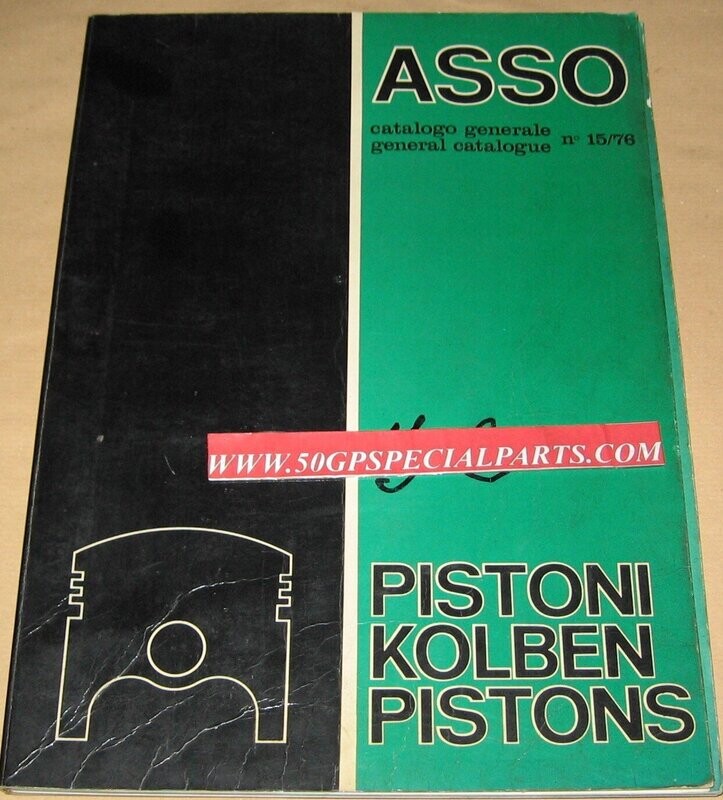 ASSO PISTONI CATALOGO N.15/76 AUTO MOTO 2/4 TEMPI