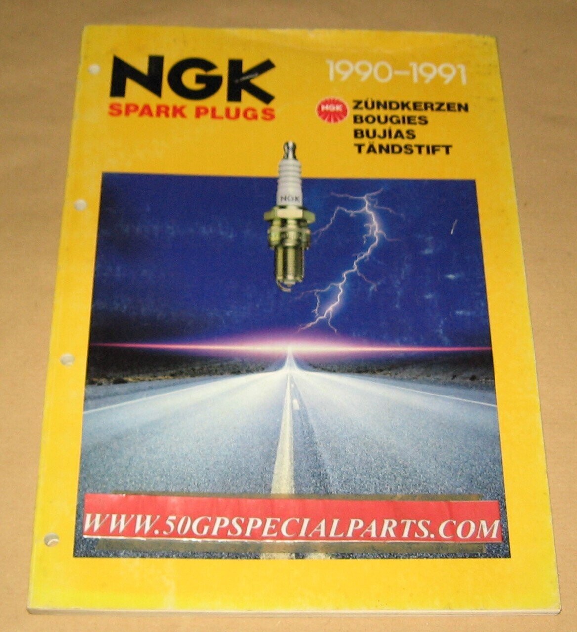 NGK CATALOGO CANDELE 1990-91