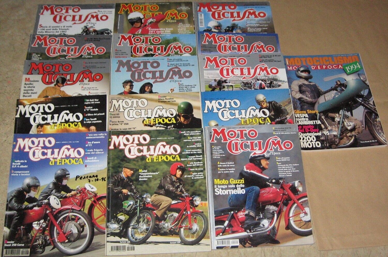MOTOCICLISMO EPOCA N.16 RIVISTE STOCK  1994 -2002