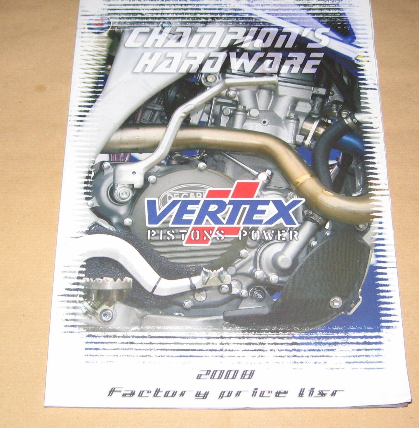 VERTEX CATALOGO PISTONI 2008
