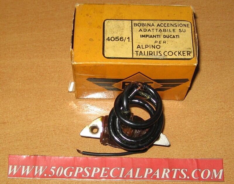 ALPINO 48cc.TAURUS BOBINA ACCENSIONE FILO CANDELA EBF 4056/1 IMPIANTI DUCATI