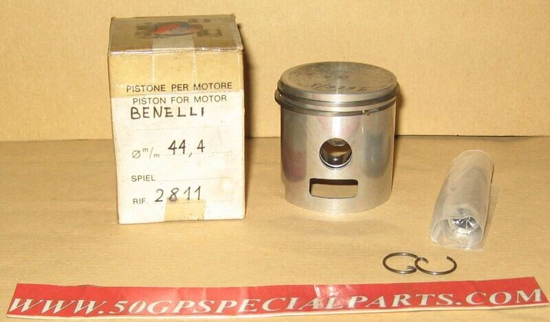 BENELLI - MOTOBI 60cc. PISTONE ASSO D.44,4mm SPINOTTO 12