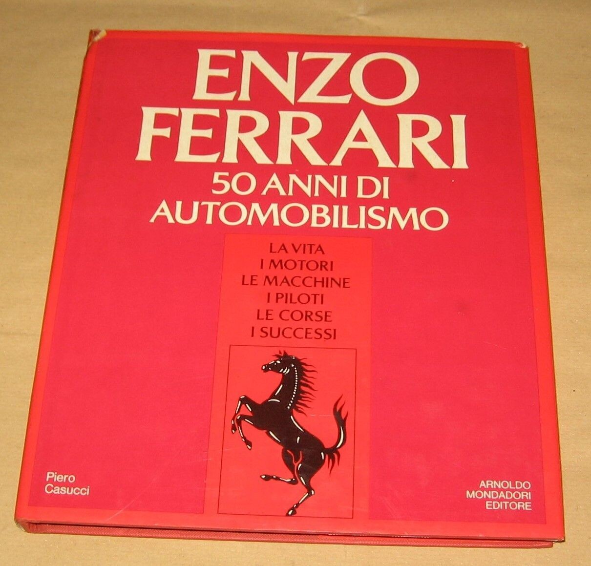 ENZO FERRARI 50 ANNI DI AUTOMOBILISMO  1980