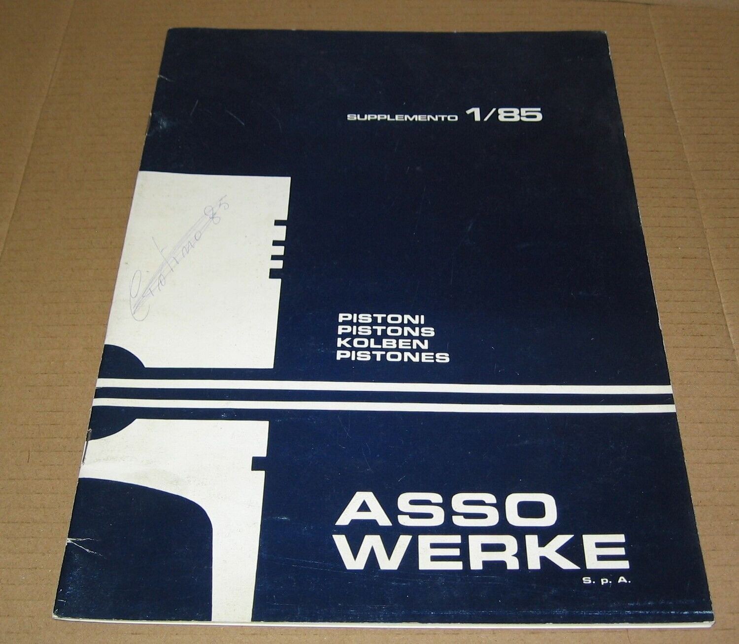 ASSO WERKE SUPPLEMENTO CATALOGO 1/85