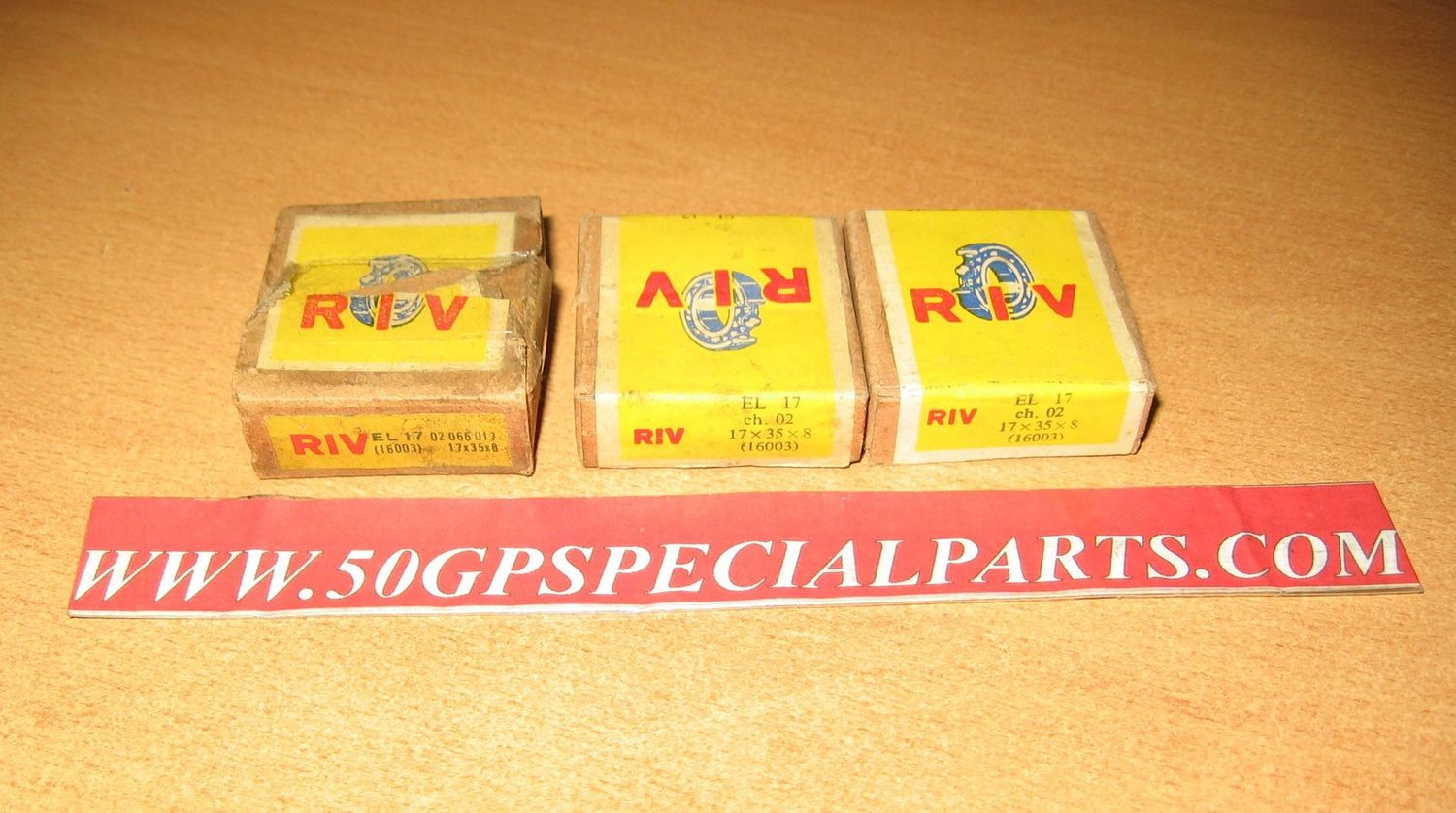 RIV EL 17 16003 CUSCINETTO  17X35X8 ​MOTOM GARELLI DUCATI SACHS ECC.. OFFERTA n.3 pz.