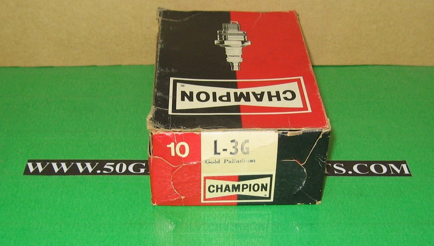 CHAMPION L-3G   SCATOLA  N.10PZ CANDELA FILETTO CORTO