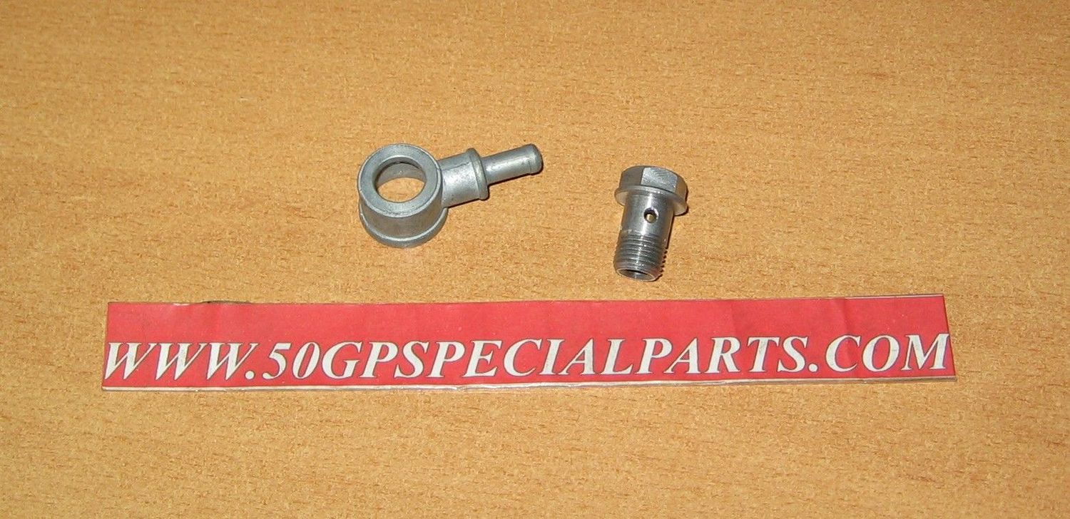 PIPETTA ARRIVO BENZINA + TAPPO VITE MAF  B1 MOTO GUZZI ZIGOLO