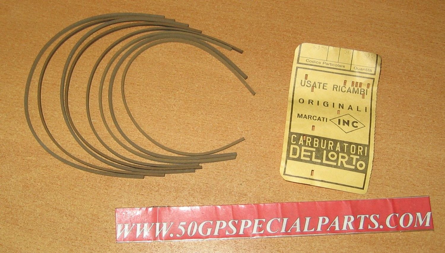 GUARNIZIONE PRESA ARIA DELLORTO SHA 14   SET 8PZ